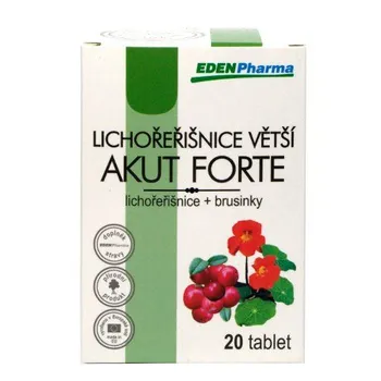 Edenpharma Lichořeřišnice větší Akut Forte 20 tablet