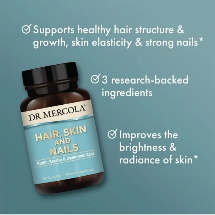 Dr. Mercola Hair Skin and Nails 30 kapslí