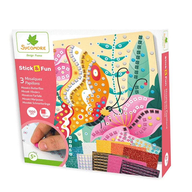 Sycomore Stick & Fun - mozaika - motýlci