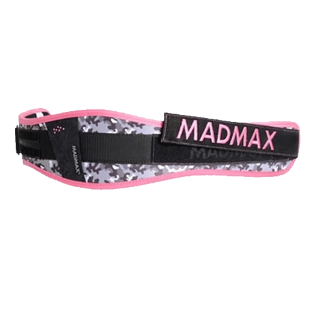 MadMax Dámský fitness opasek Swarovski MFB314 růžový - L