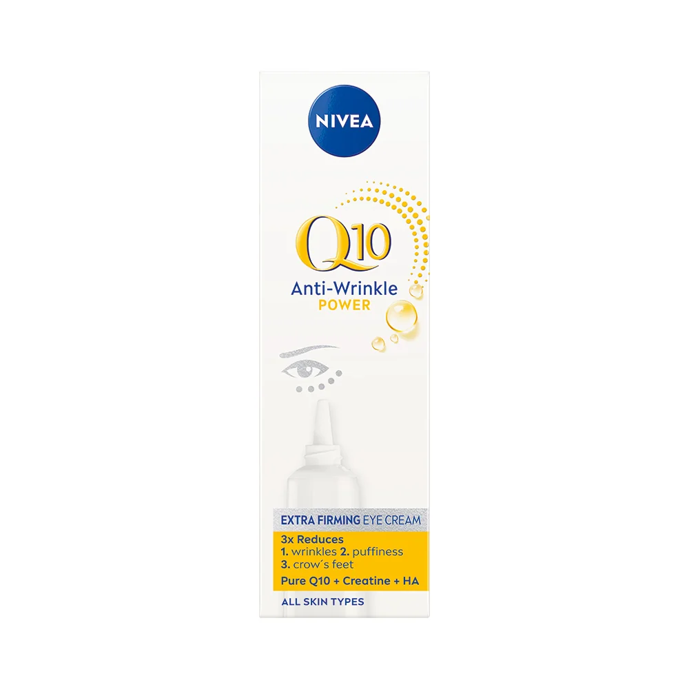 Nivea Q10 Anti-Wrinkle Power Zpevňující oční krém proti vráskám 15 ml