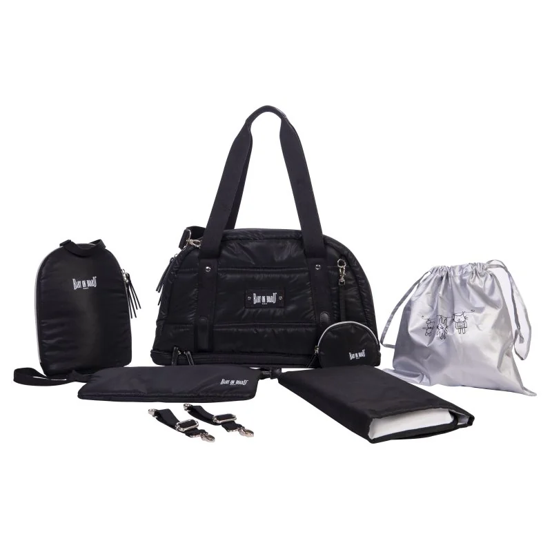 BABY ON BOARD přebalovací taška Doudoune Classy Black