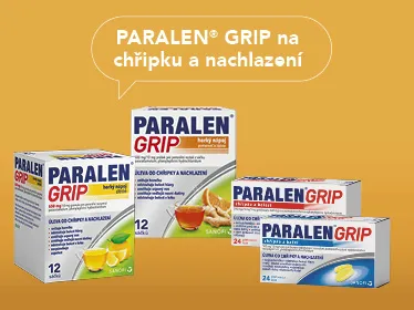 PARALEN® GRIP na chřipku a nachlazení. Kdy použít?