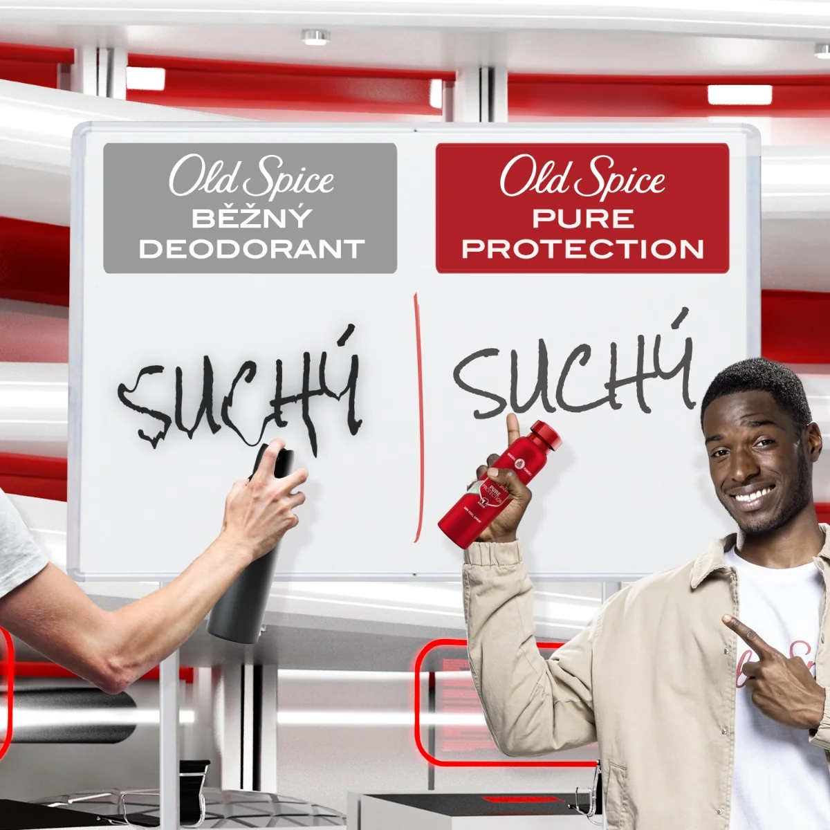 Old Spice Pure Protect Pánský deodorant ve spreji 200 ml