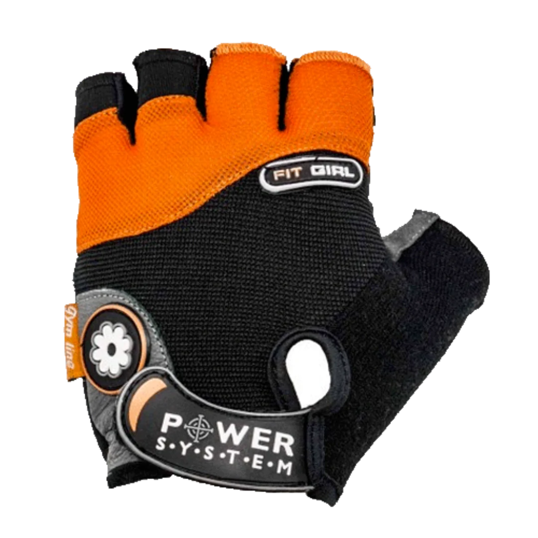 Power System Rukavice FIT GIRL PS-2900 oranžové - XL