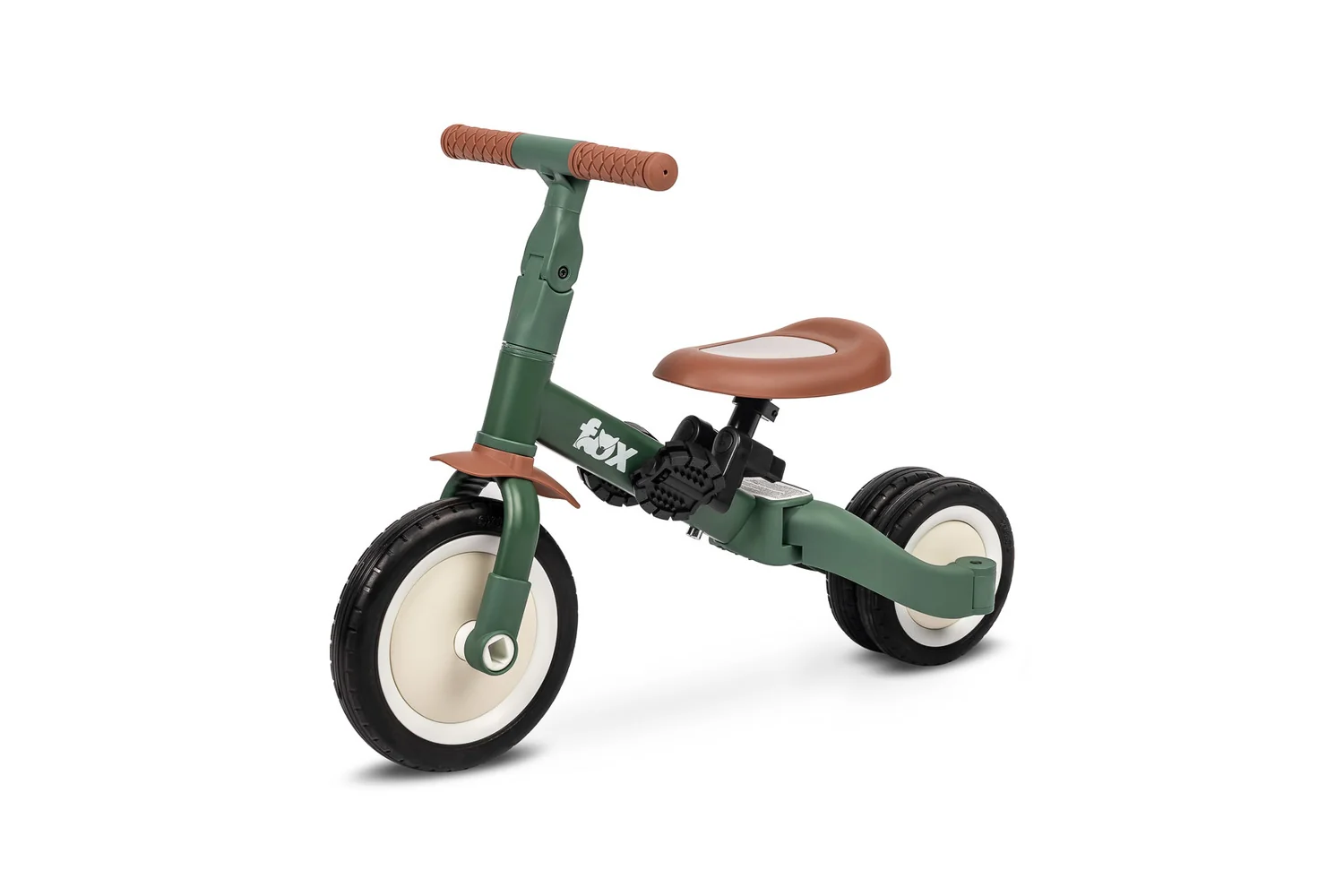 Toyz Multifunkční dětské odrážedlo, kolo 4v1 Fox - zelené
