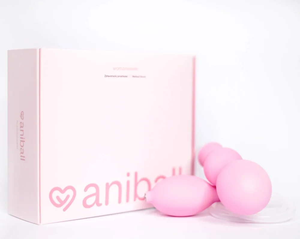Aniball Zdravotnická pomůcka pro těhotné 1 ks světle růžová