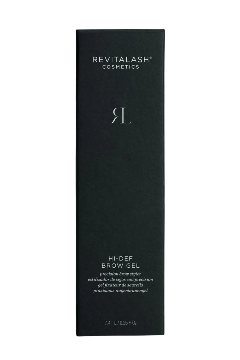 RevitaLash Cosmetics Hi-Def Brow Gel Dark Brown tvarující gel na obočí 7,4 ml