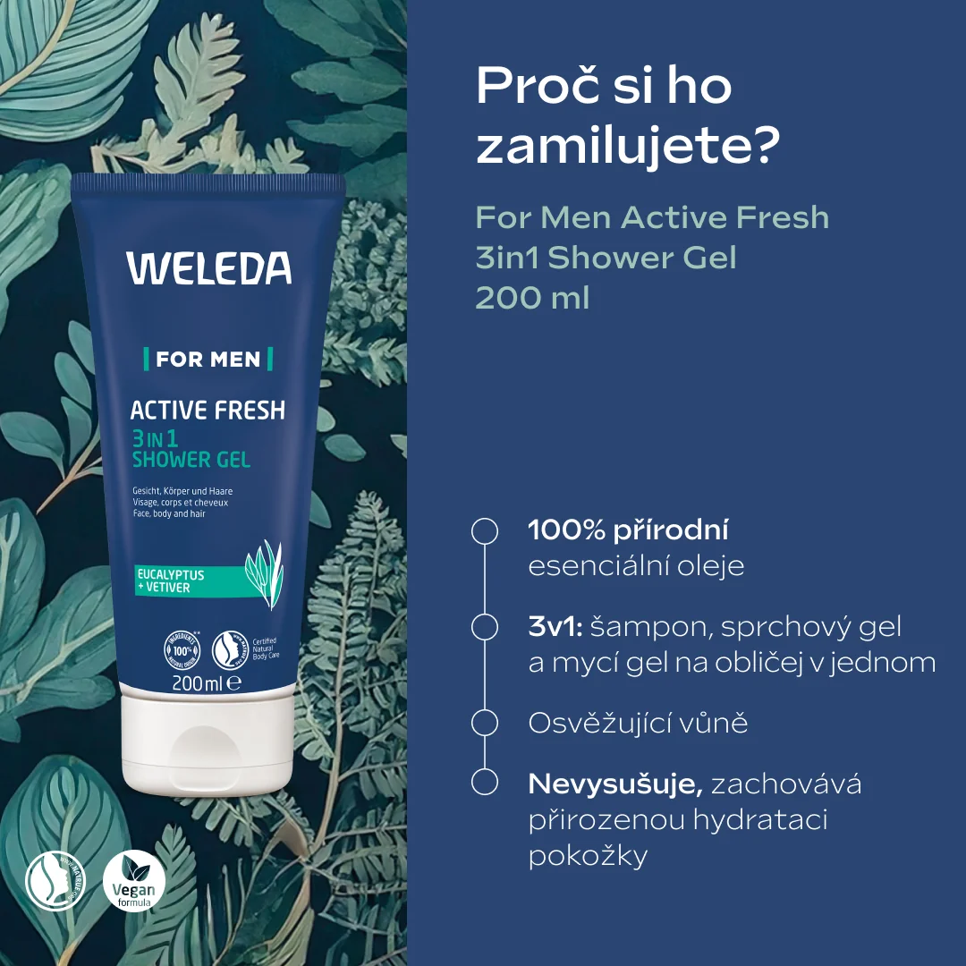 Weleda Men Refresh dárkový set 2 ks