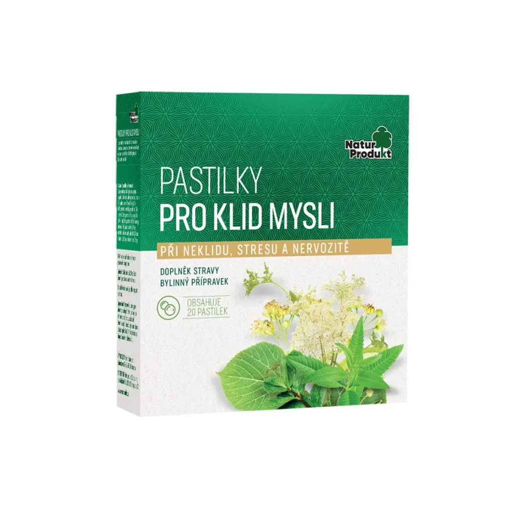 Naturprodukt Pastilky pro klid mysli 20 pastilek