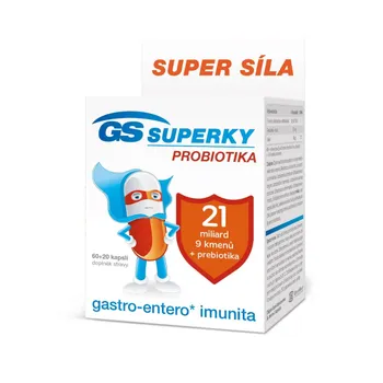 GS Superky Probiotika 60+20 kapslí