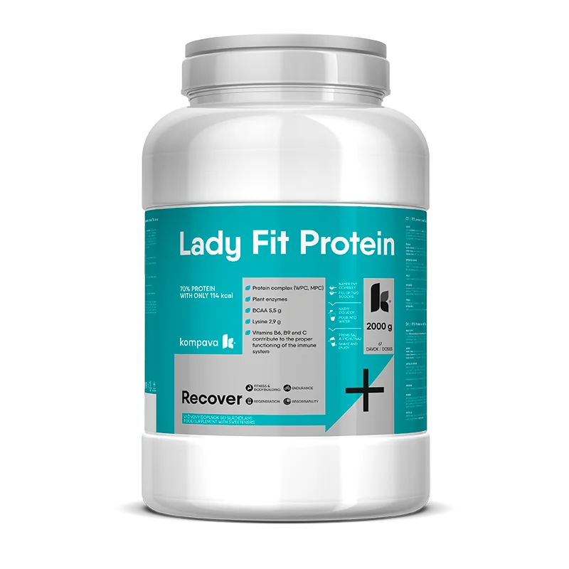 KOMPAVA LadyFit 2000 g/67 dávek, čokoláda