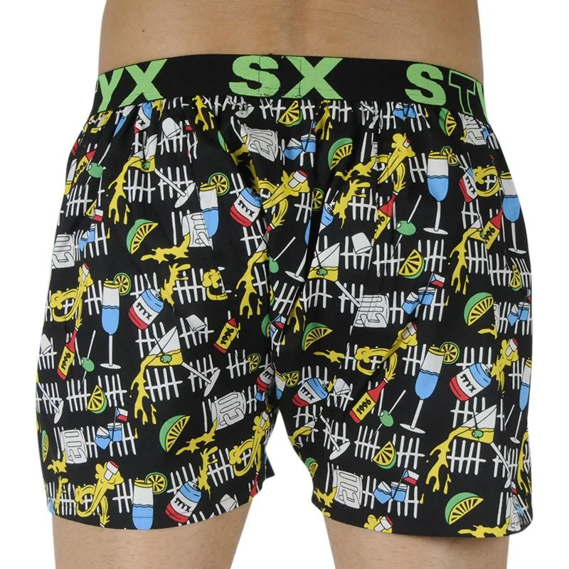 Styx Pánské trenky art sportovní guma párty (B1251) M