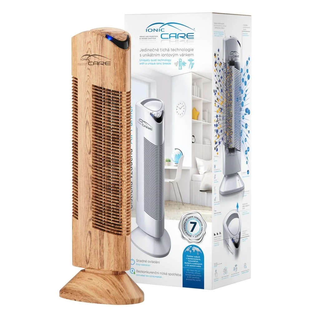 Ionic-CARE Triton X6 čistička vzduchu dekor dřeva
