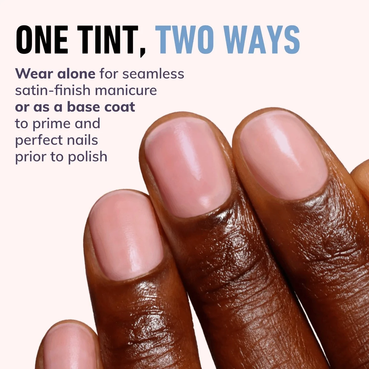 Londontown kur Tinted Ridge Filler Petal Pink tónovaný lak na nehty 12 ml