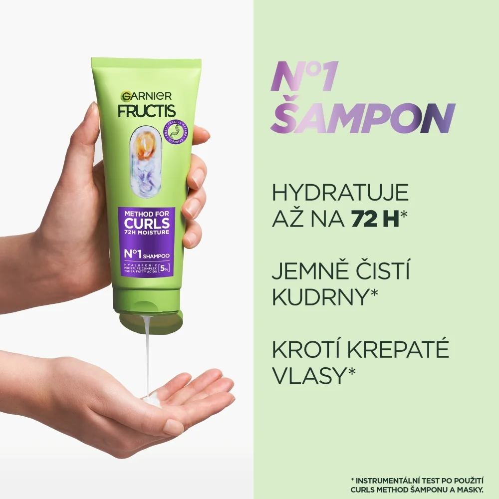 Garnier Fructis Curls Method šampon pro suché vlnité a kudrnaté vlasy 200 ml