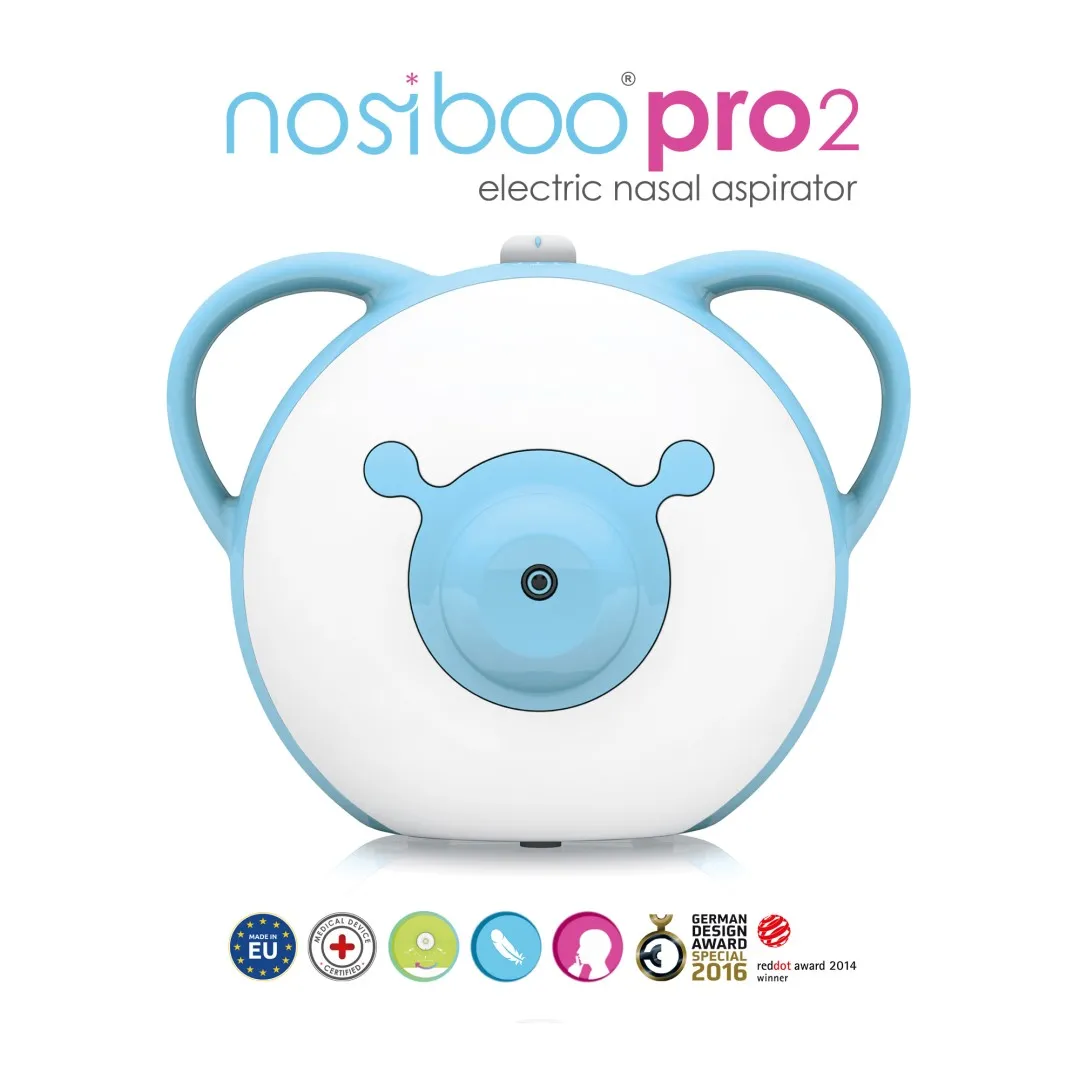 Nosiboo Pro2 Elektrická odsávačka nosních hlenů modrá