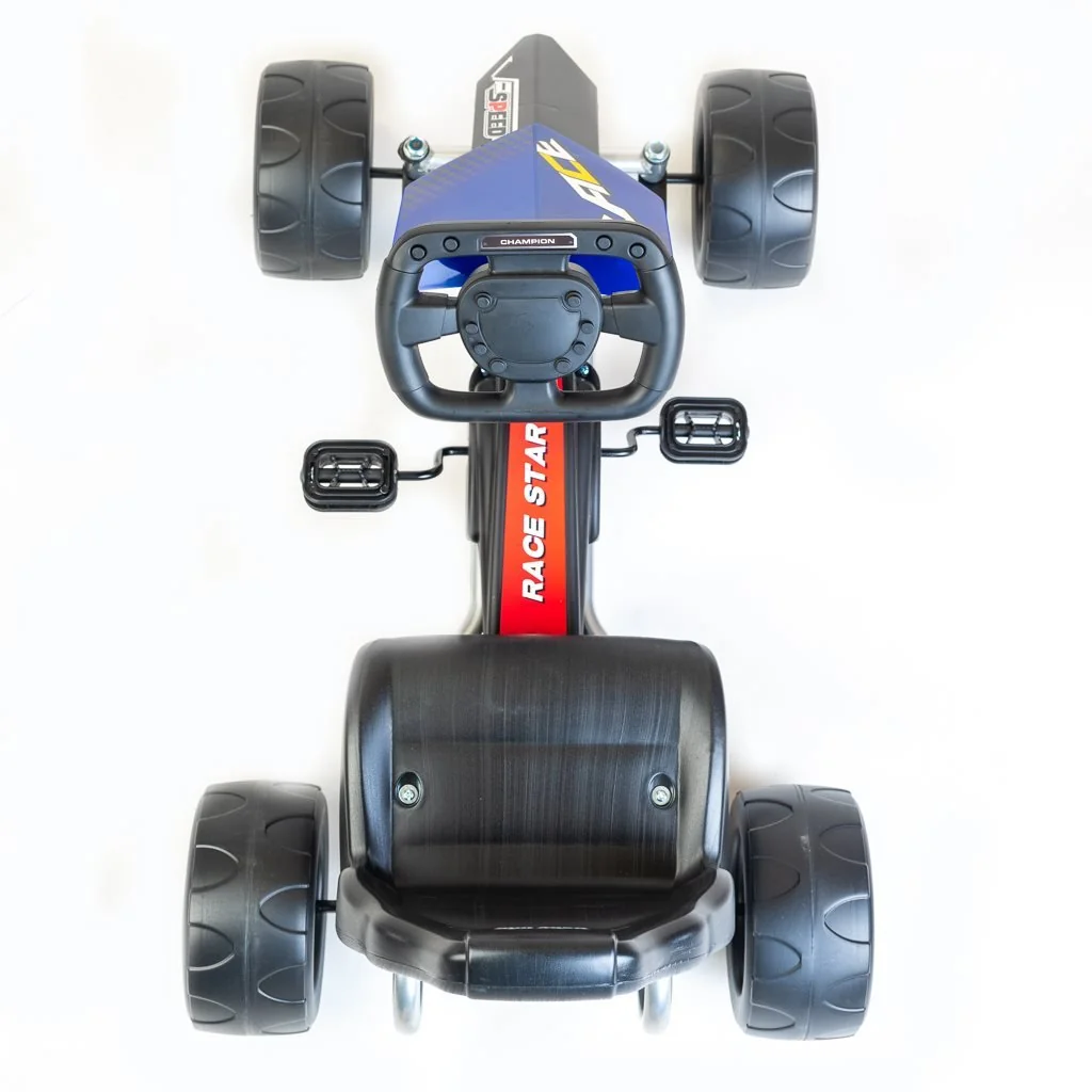 Baby Mix Dětská šlapací motokára Go-kart  Speedy zelená