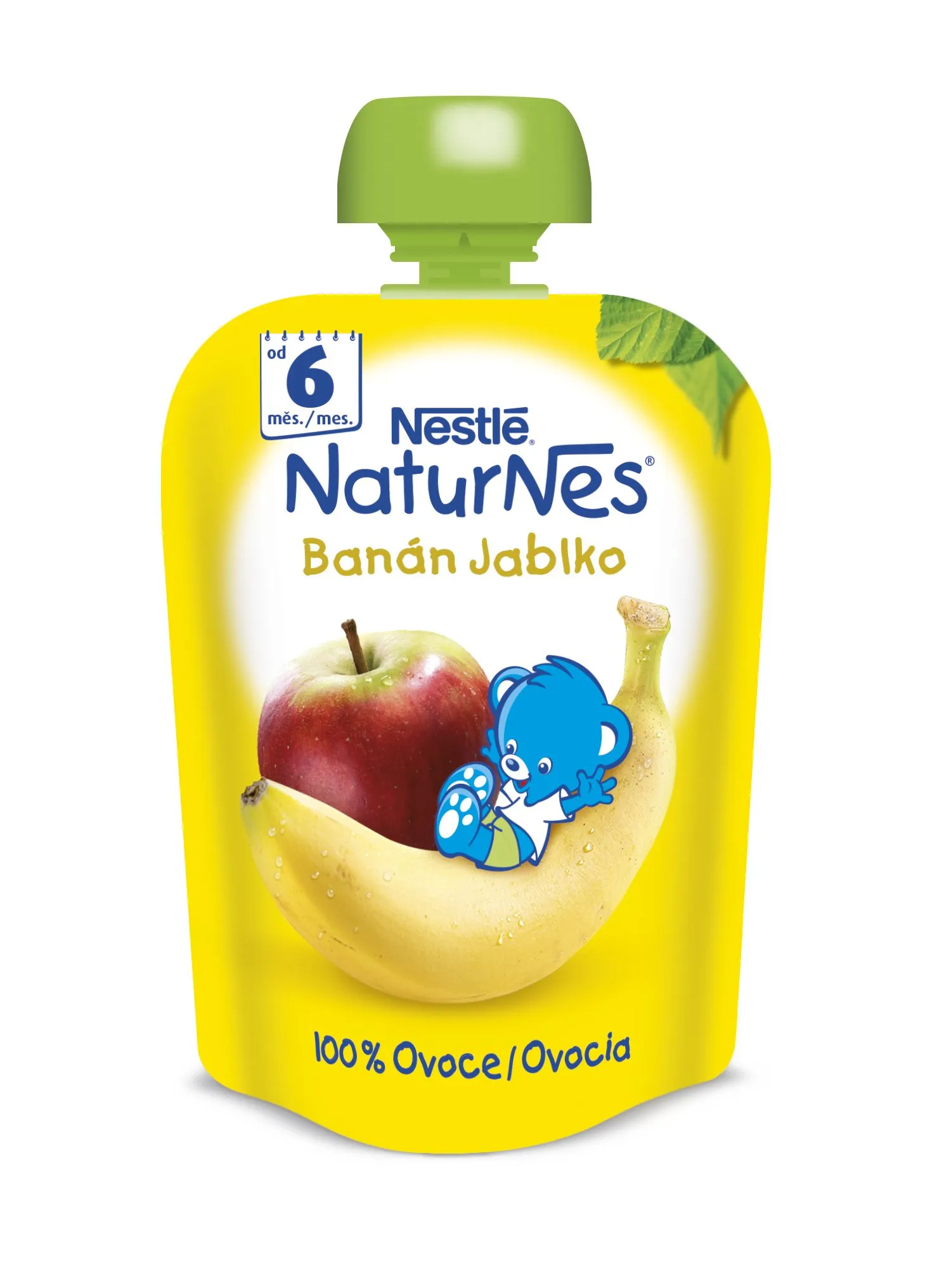 Nestlé Naturnes banán jablko kapsička 90 g