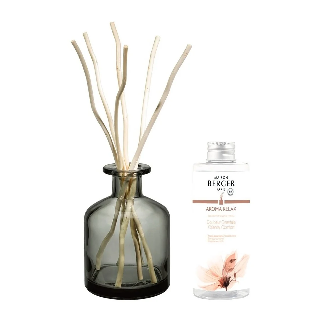 Maison Berger Paris Aroma difuzér Relax Sladký orient 180 ml šedý