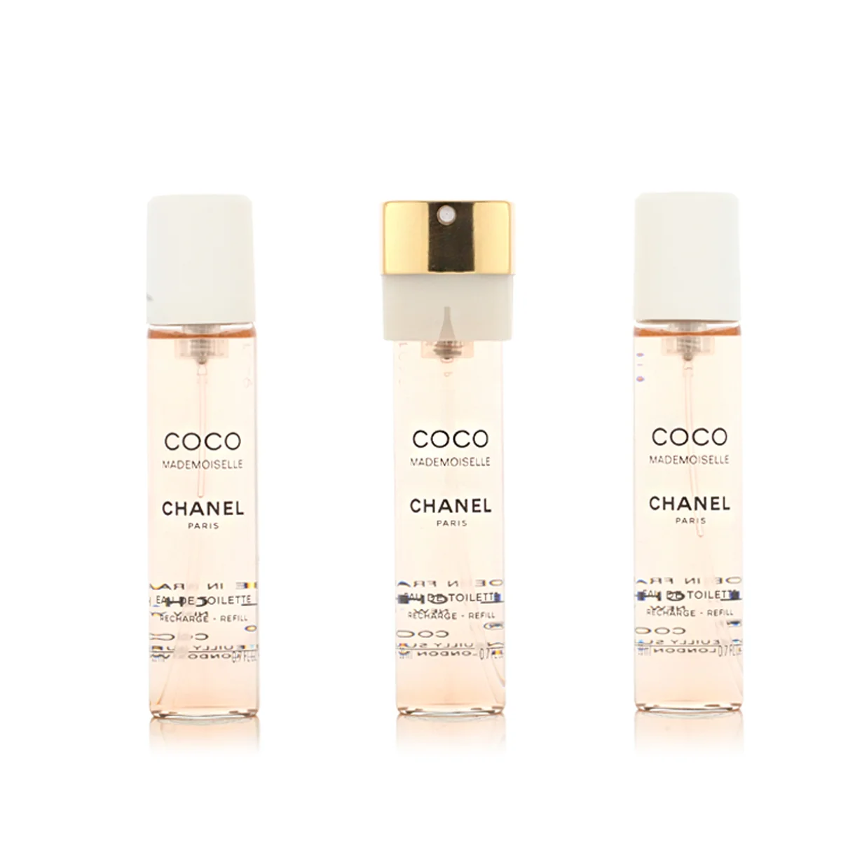 Chanel Coco Mademoiselle EDT náplň s rozprašovačem 20 ml + EDT náplň 2 x 20 ml W em 20 ml W