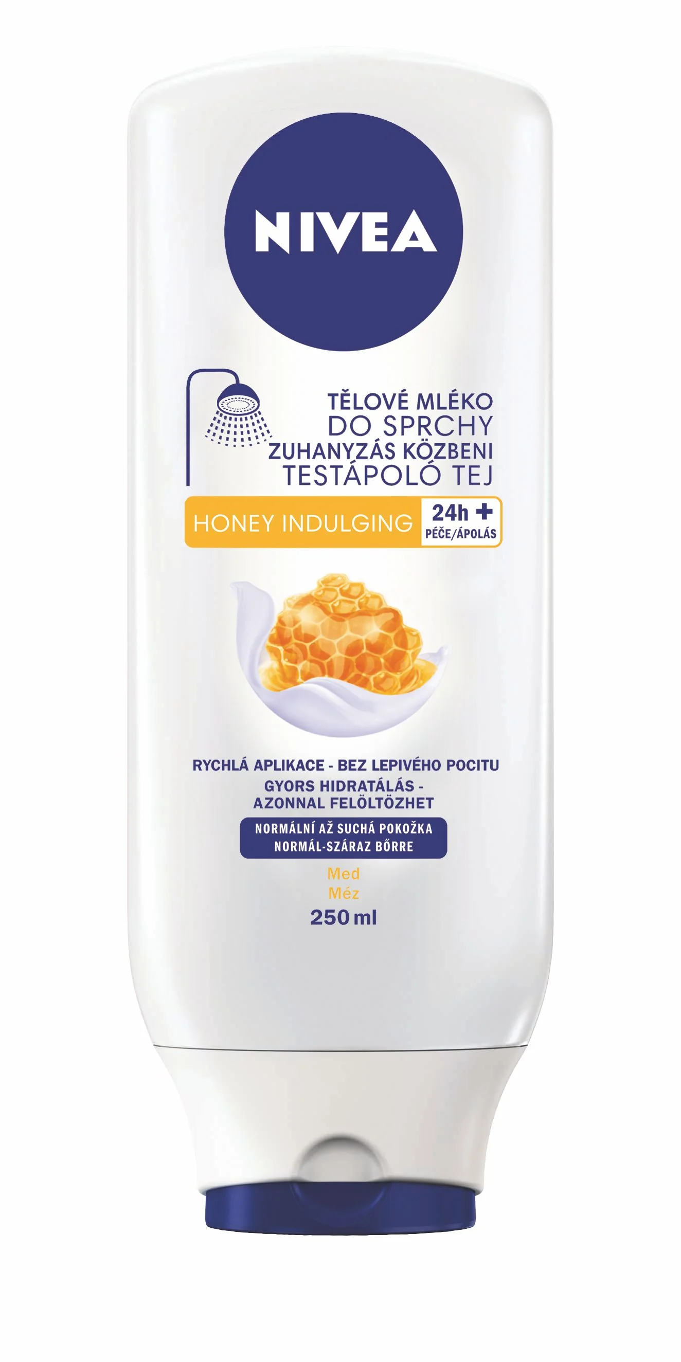 NIVEA Tělové mléko do sprchy Honey Indulging 250ml