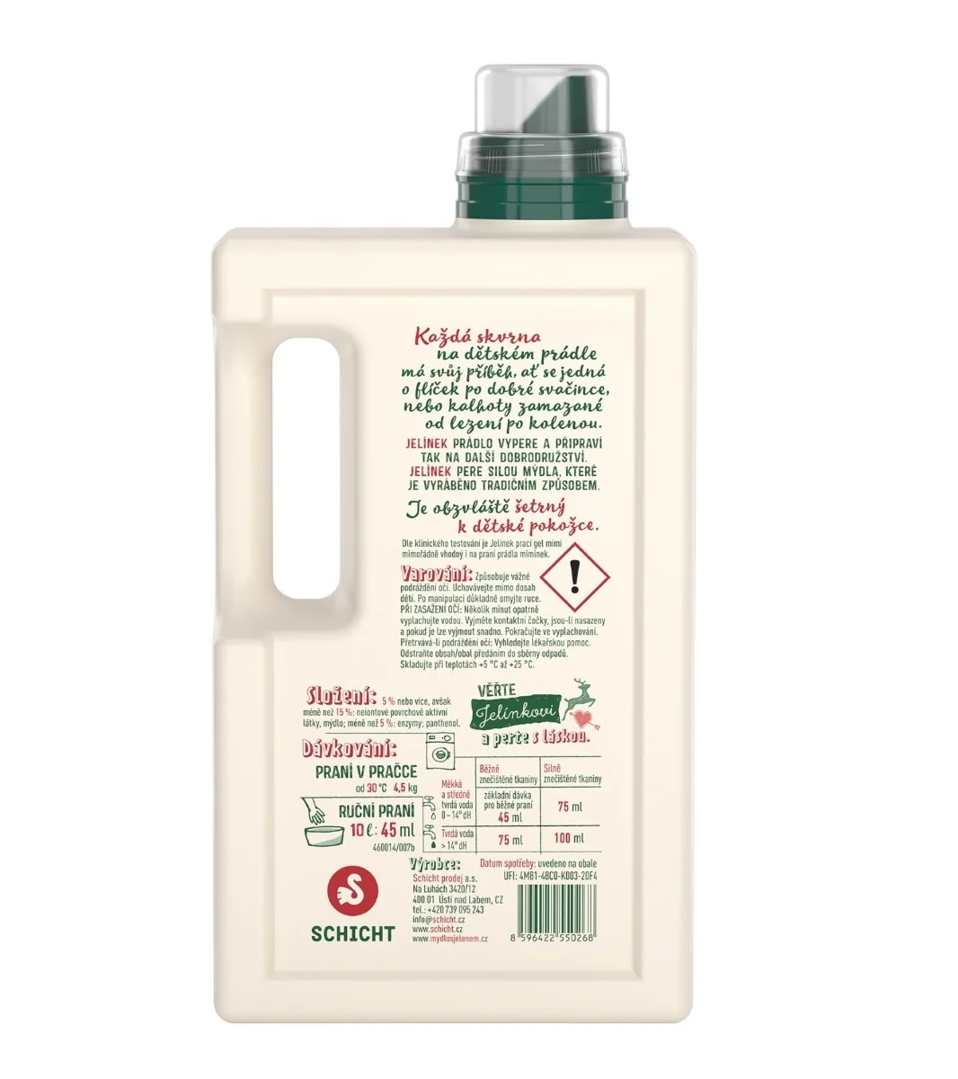 Jelínek mimi Prací gel s panthenolem 2,7 l