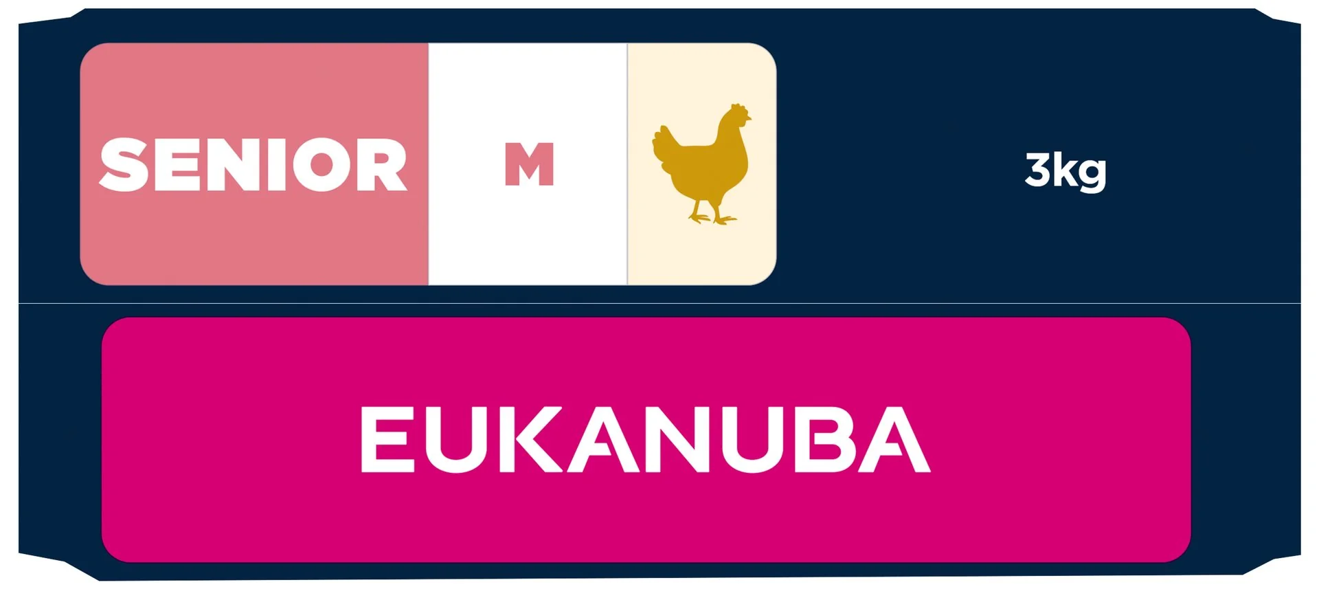 Eukanuba Krmivo Senior Medium rich in fresh chicken 3kg