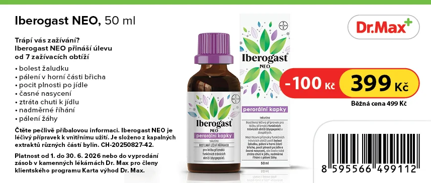 Iberogast NEO perorální kapky 50 ml Iberogast NEO perorální kapky 50 ml