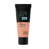 Maybelline Fit me Matte + Poreless odstín 250 Sun Beige