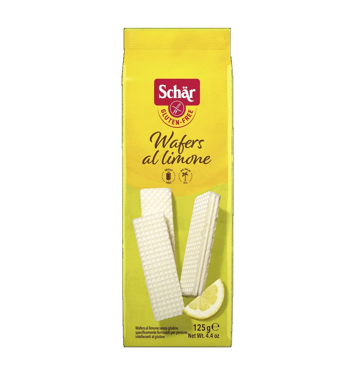 SCHÄR Wafers Al Limone Oplatky bez lepku 125 g