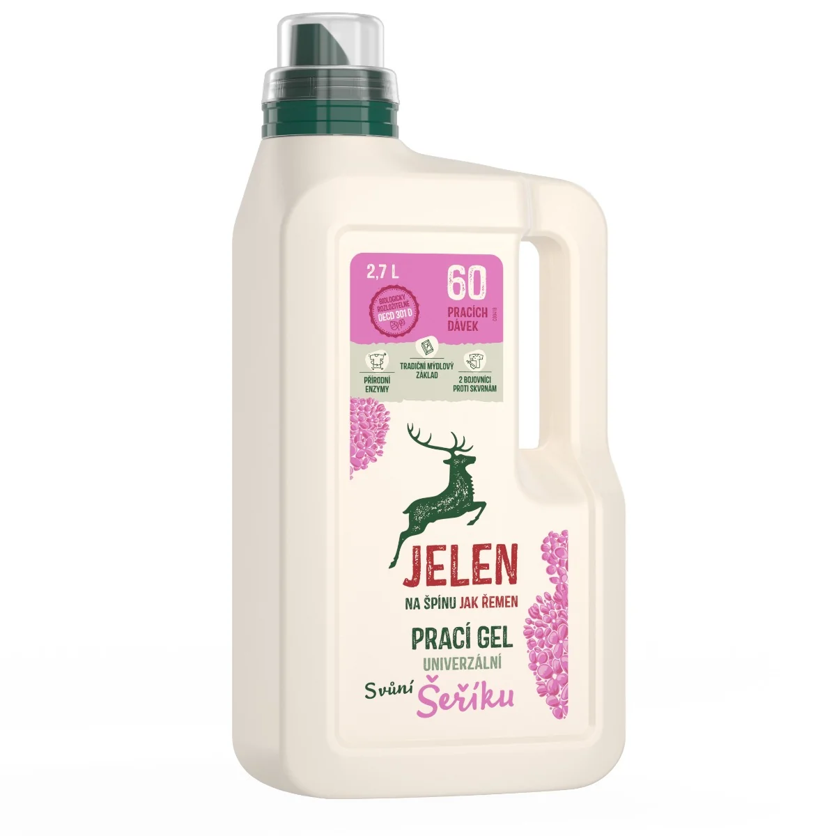 Jelen Prací gel s vůní šeříku 2,7 l