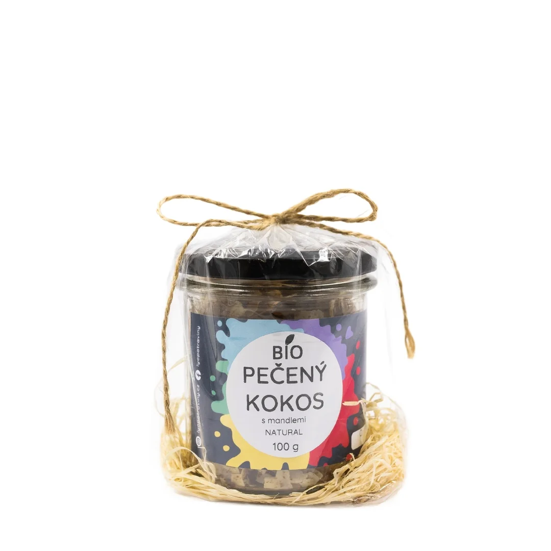 Lyopotraviny BIO Pečený kokos s mandlemi - natural, 100 g, dárkové balení