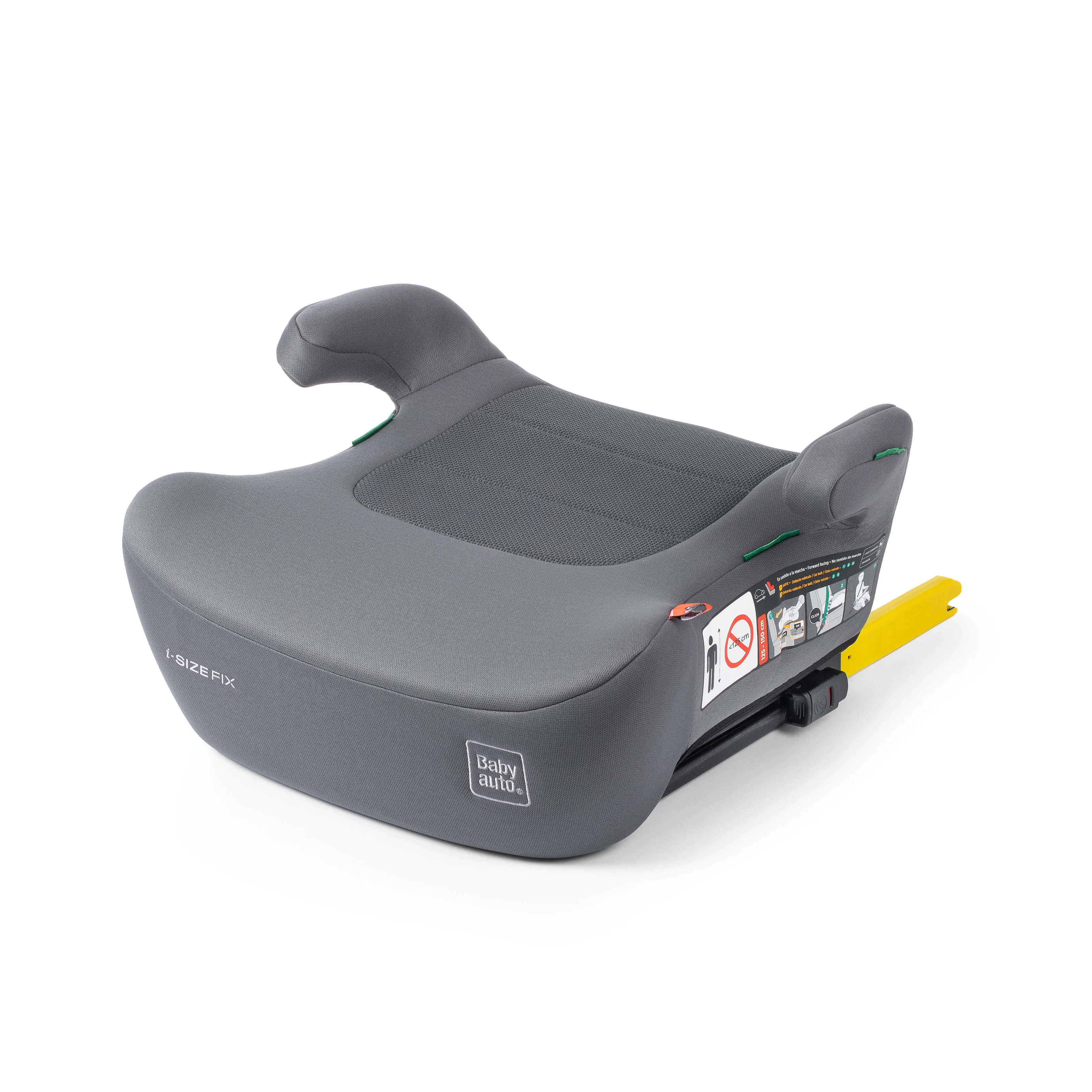 Babyauto GEKKO iFIX 125-150, podsedák velký, phantom grey