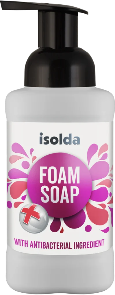 isolda Pěnové mýdlo s antibakteriální přísadou 400 ml