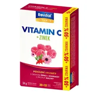 Revital Vitamin C + zinek + echinacea + šípek