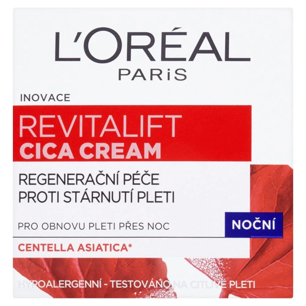 Loréal Paris Revitalift Cica Cream noční krém proti vráskám 50 ml