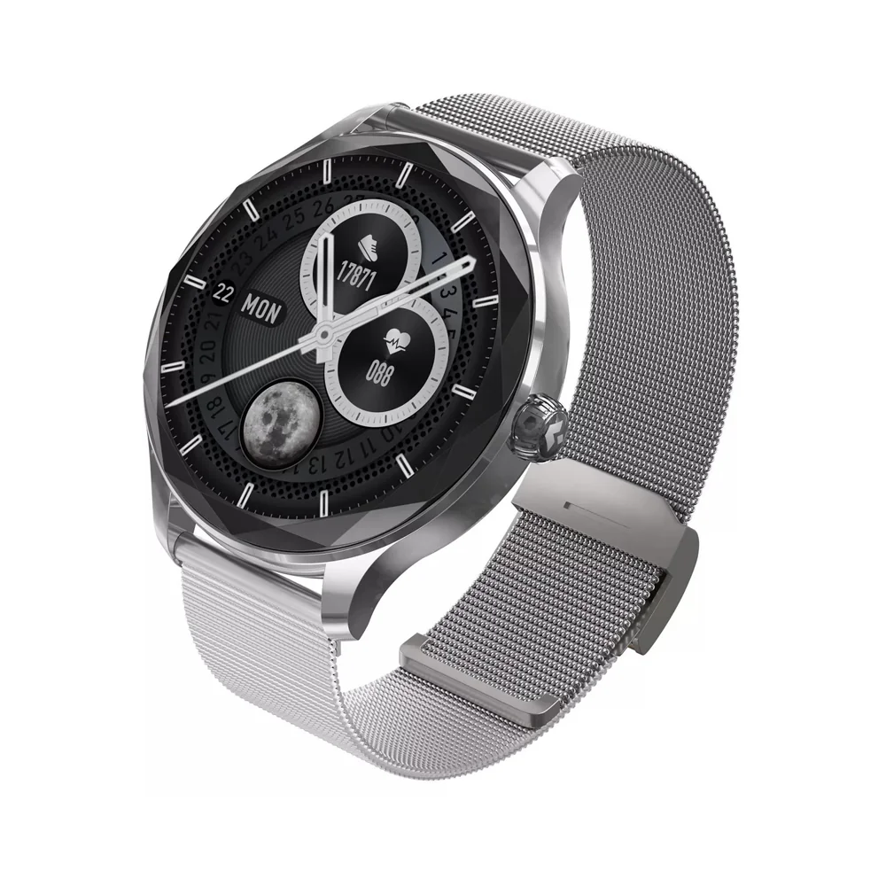 Garett Smartwatch chytré hodinky Viva silver steel