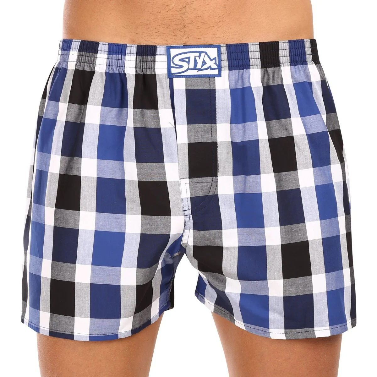 Styx 3PACK pánské trenky klasická guma vícebarevné (3A11789) L
