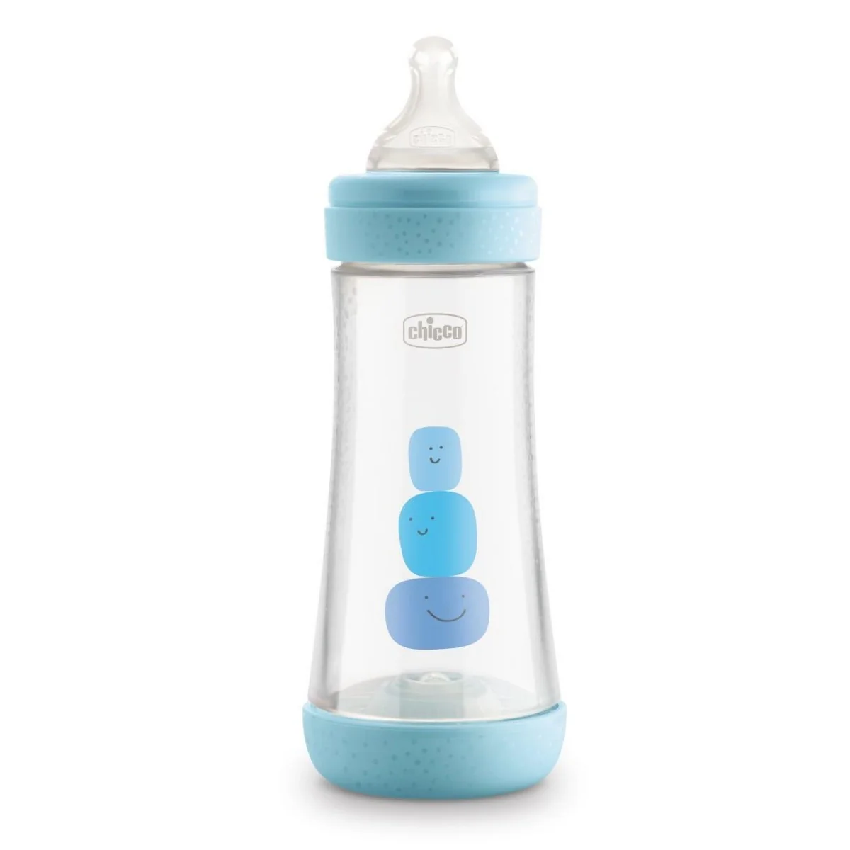 Chicco Perfect 5 Kojenecká láhev silikon 300 ml chlapec