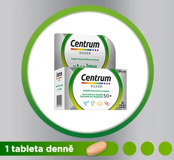 Centrum SILVER - 1 tableta denně