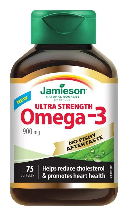Jamieson Omega-3 ULTRA 900 mg 75 kapslí