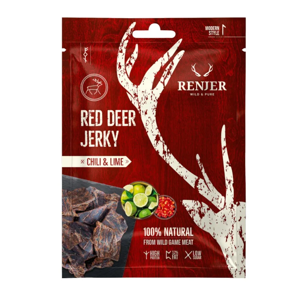 Renjer Red Deer Jerky Chili & Lime 25 g