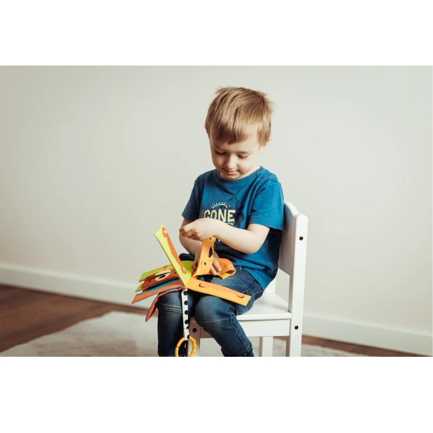 Hencz Toys Měkká senzorická knížka Puzzle