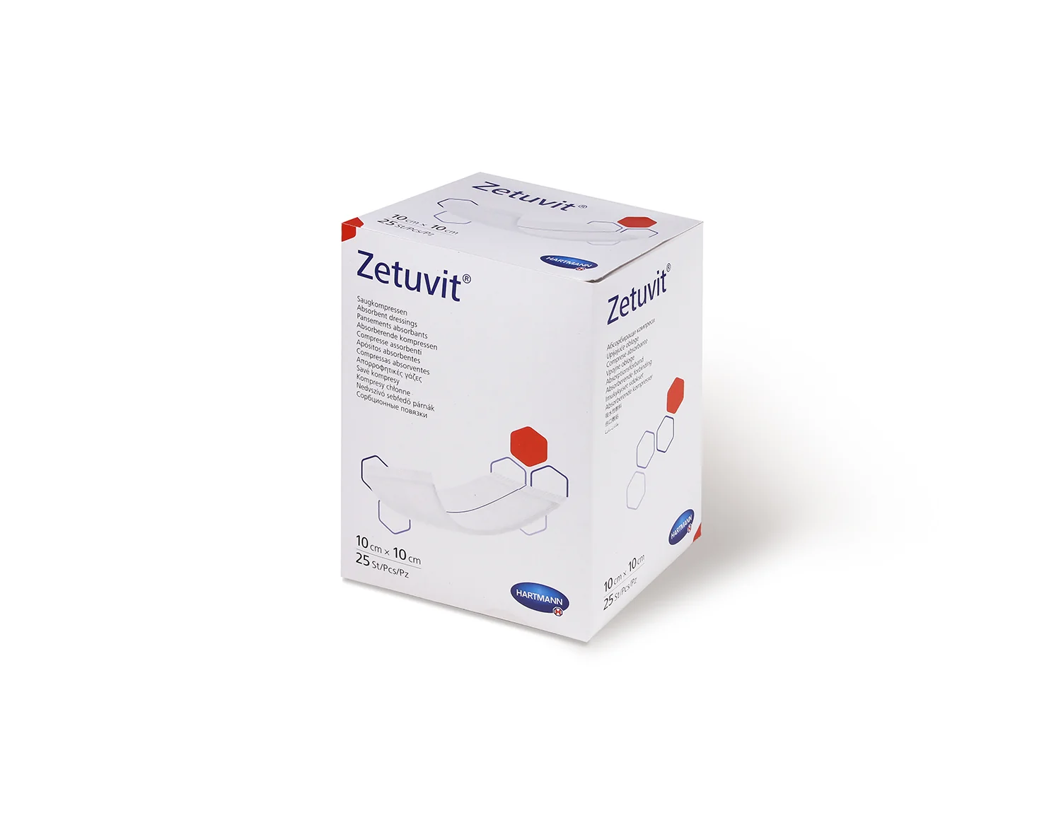 Zetuvit Sterilní kompresy 10 x 10 cm 25 ks
