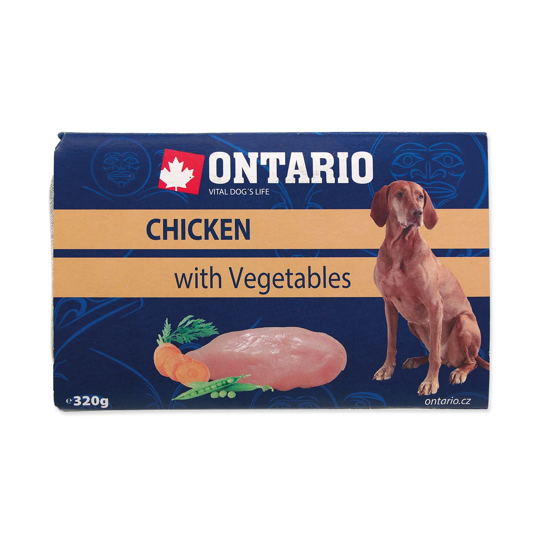 Ontario Kuřecí se zeleninou vanička 320 g
