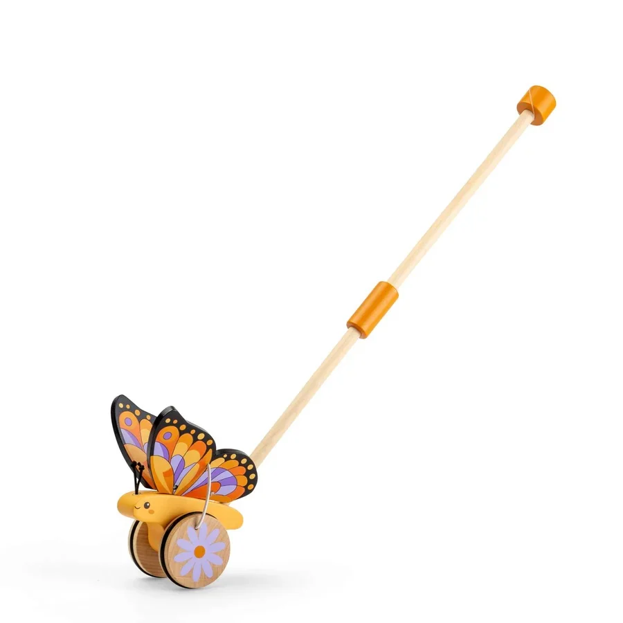 Bigjigs Toys Dřevěný jezdík Motýlek