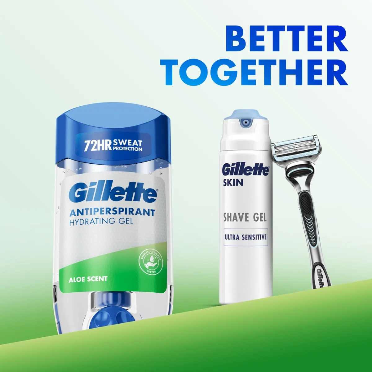 Gillette Aloe Scent Pánský antiperspirant 70 ml