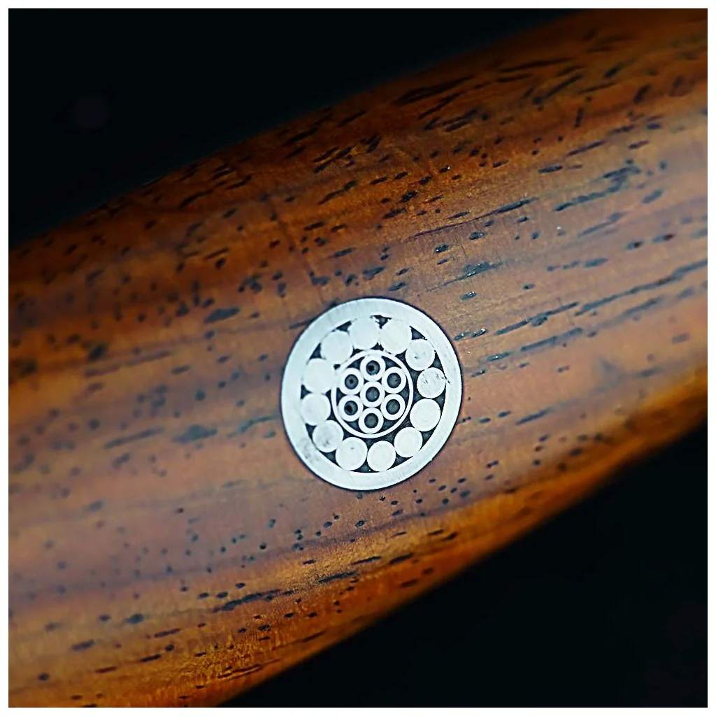 Dellinger Nůž Santoku 185 mm Rose Wood Damascus®