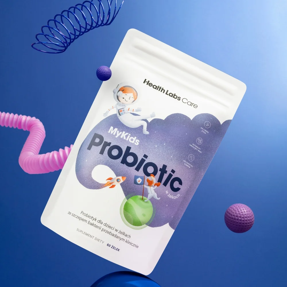 Health Labs Care My Kids Probiotic želé bonbony 60 ks ovocné